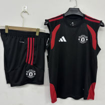 2026/27 M Utd Black Training Vest Jersey (A Set) 全黑裤