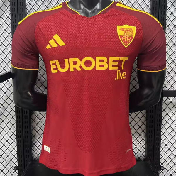 2026/27 Roma Home Red Player Version Soccer Jersey