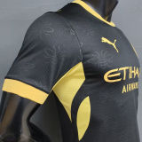 2026/27 Man City Third Black Player Version Soccer Jersey