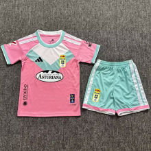 2026/27 Real Oviedo Third Pink Kids Soccer Jersey