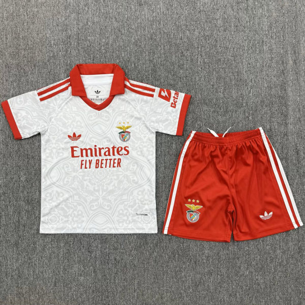 2026/27 Benfica Away White Kids Soccer Jersey