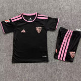 2026/27 Sevilla FC Third BlackKids Soccer Jersey