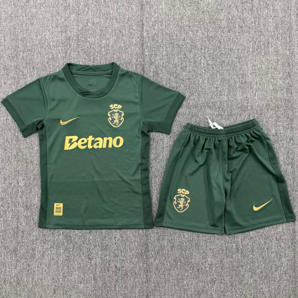 2026/27 Sporting Lisbon 120th Anniversary Kids Soccer Jersey 里斯本
