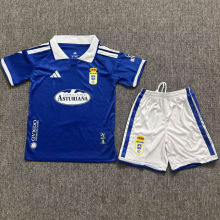 2026/27 Real Oviedo Home Blue Kids Soccer Jersey