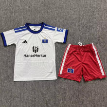 2026/27 Hamburger Home White Kids Soccer Jersey