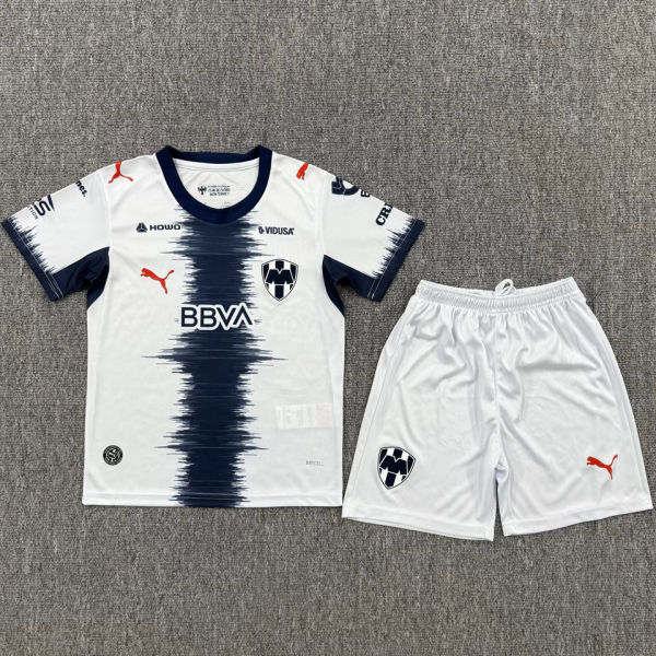 2026/27 Monterrey Away White Kids Soccer Jersey