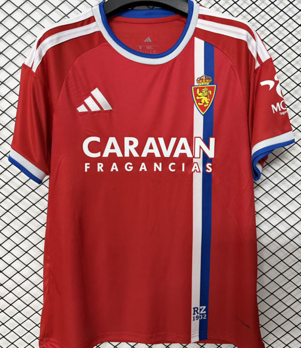 2026/27 Zaragoza Away Red Fans Soccer Jersey
