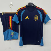 2026/27 Spain Blue Training Jersey (A Set)  （2 Stars 2星）
