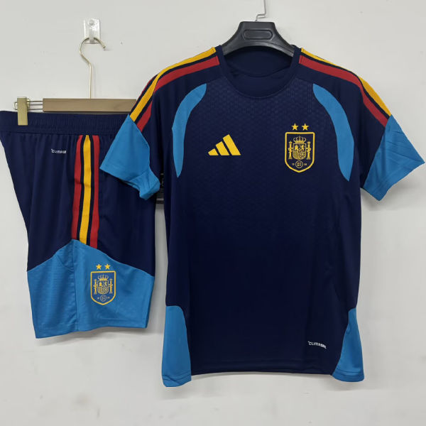 2026/27 Spain Blue Training Jersey (A Set)  （2 Stars 2星）