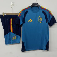 2026/27 Spain Blue Training Jersey (A Set)  （2 Stars 2星）