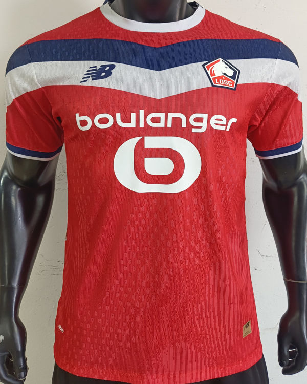 2026/27 Lille Home Red Player Version Soccer Jersey