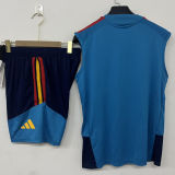 2026/27 Spain Blue Vest Training Jersey (A Set) （2 Stars 2星）