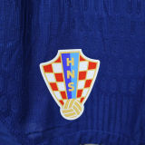 2026/27 Croatia Away Blue Player Version Shorts Pants 球员版