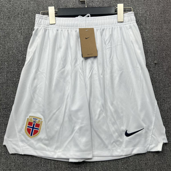 2026/27 Norway White Fans Shorts Pants