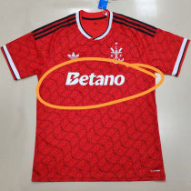2026/27 Flamengo Third Red Fans Soccer Jersey 带胸前广告