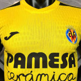 2026/27 Villarreal Home Yellow Player Version Soccer Jersey