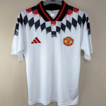 2026/27 M Utd Retro Style Black Fans Soccer Jersey
