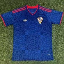 2026/27 Croatia Away Blue Fans Soccer Jersey