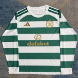 2026/27 Celtic Home Fans Long Sleeve Soccer Jersey