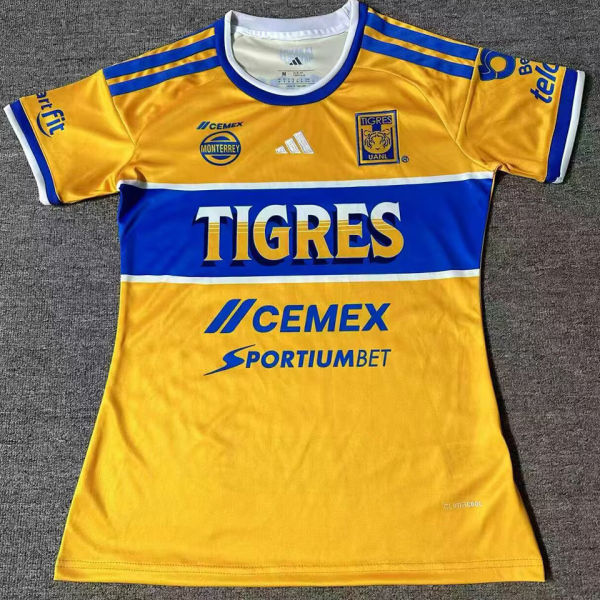 2026/27 Tigres Home Yellow  Women Soccer Jersey 女
