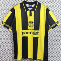 1996/1997 Penarol Home Yellow Black Retro Soccer Jersey