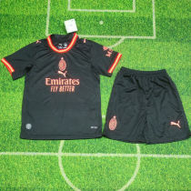2026/27 AC Milan Third Black kids Soccer Jersey