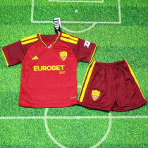 2026/27 Roma Home Red Kids Soccer Jersey