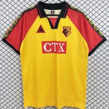 1998/1999 Watford Home Yellow Retro Soccer Jersey