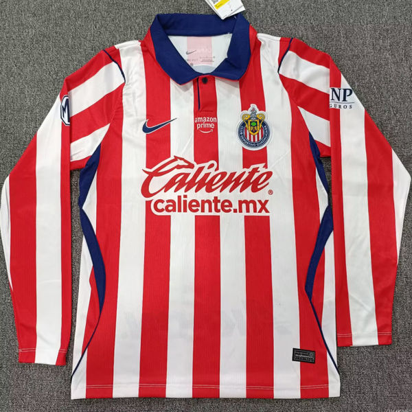 2026/27 Chivas Home Fans Long Sleeve Soccer Jersey