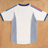 2002 France Away White Retro Soccer Jersey