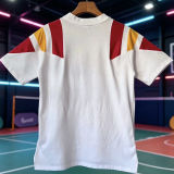 2026/27 Spain White Cotton Retro Style T-shirt