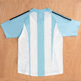 2002 Argentina Home Retro Soccer Jersey