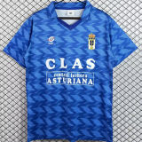 1989/1990 Real Oviedo Home Blue Retro Soccer Jersey