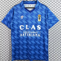 1989/1990 Real Oviedo Home Blue Retro Soccer Jersey