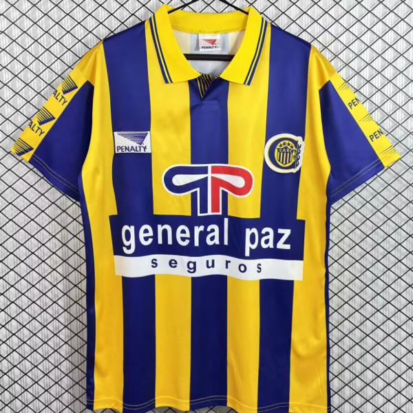 1993/1995 Rosario Central Home Retro Fans Soccer Jersey 罗萨里奥