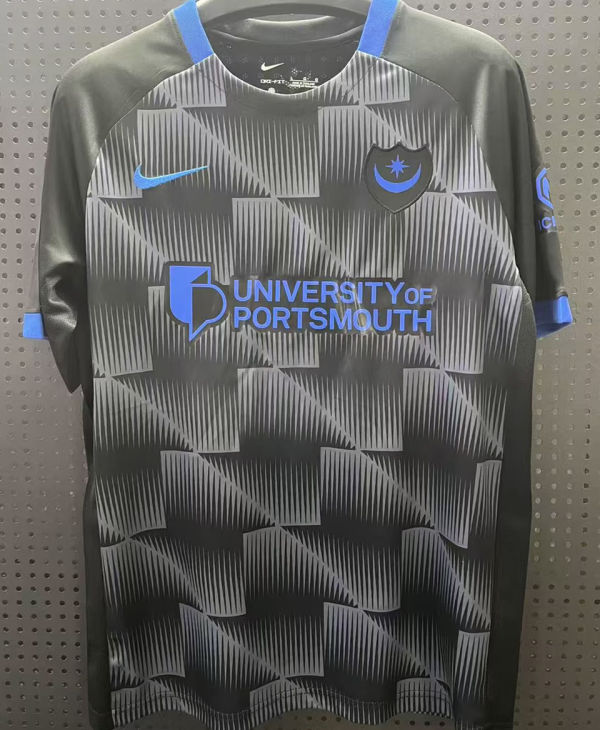 2026/27 Portsmouth Third Black Fans Soccer Jersey