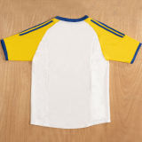 2002 Sweden Away White Retro Soccer Jersey