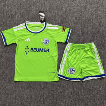2026/27 Schalke 04 Third Green Kids Soccer Jersey
