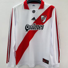 1998/1999 River Plate Home Retro Long Sleeve Soccer Jersey