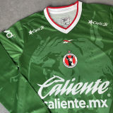 2026/27 Tijuana Special Edition Green Long Sleeve Soccer Jersey