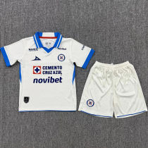 2026/27 Cruz Azul Away White Kids Soccer Jersey