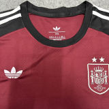 2026/27 Spain Goalkeeper Red Fans Long Sleeve Soccer Jersey （2 Stars 2星）