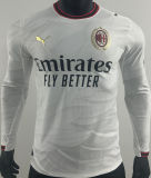 2026/27 AC Milan Away White Player Version Long Sleeve Soccer Jersey