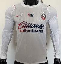 2026/27 Chivas Away Player Version Long Sleeve Soccer Jersey