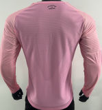 2026/27 Inter Miami Home Pink Player Version Long Sleeve Soccer Jersey