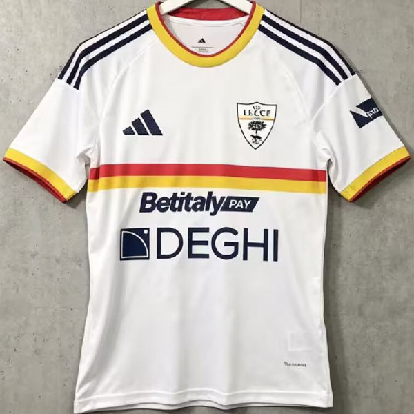 2026/27 Lecce Away White Fans Soccer Jersey
