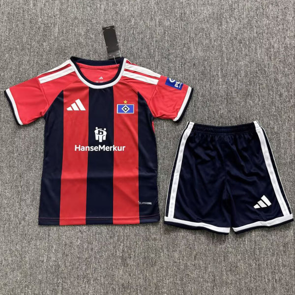 2026/27 Hamburger Third Red Kids Soccer Jersey