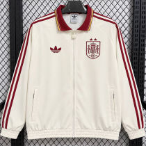2026/27 Spain White Windbreaker 2 Stars 2星