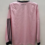 2026/27 JUV Away Pink Fans Long Sleeve Soccer Jersey