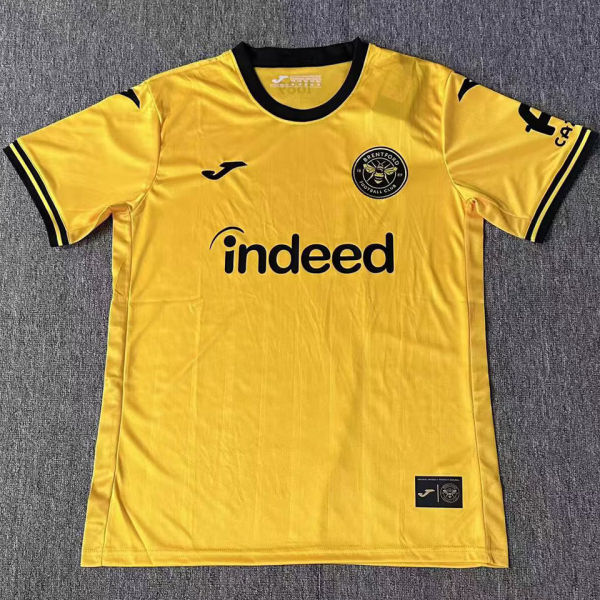 2026/27 Brentford Away Yellow Fans Soccer Jersey